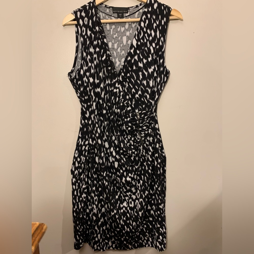 Stretchy print dress